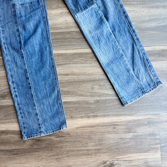 Pacsun Eco Patchwork 90s Boyfriend High Waisted Straight Leg Jeans Size 23 - Picture 10 of 16